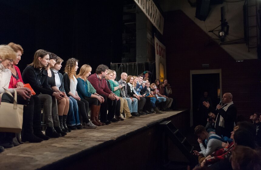 Ночное "Путешествие по закулисью" в Театре на Таганке 14 фото