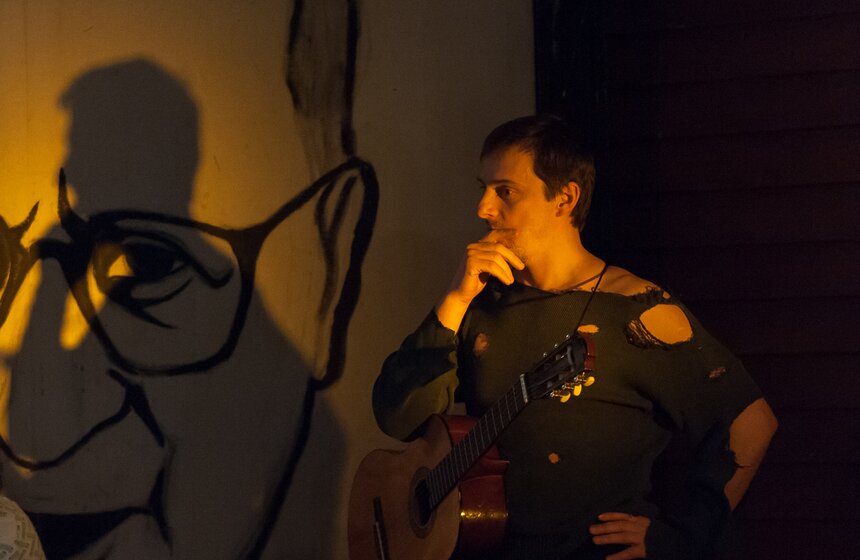 Ночное "Путешествие по закулисью" в Театре на Таганке 18 фото