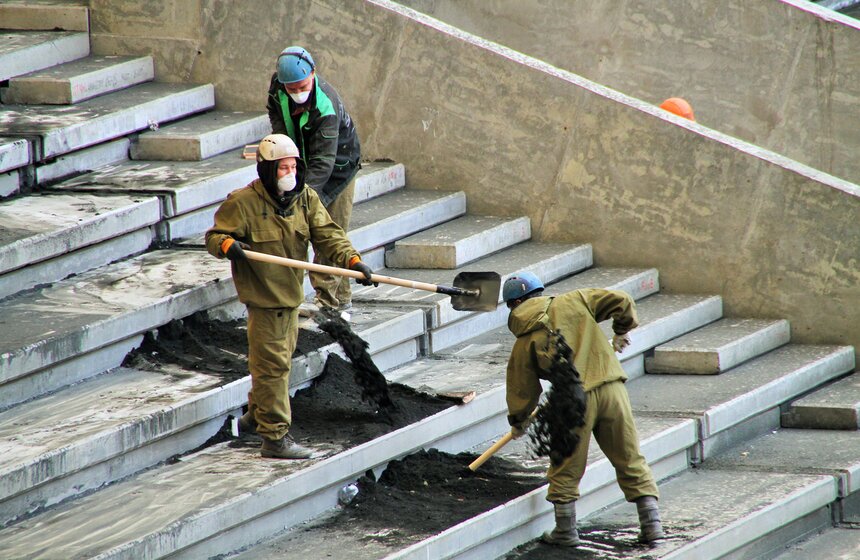 Президент FIFA Джанни Инфантино осмотрел "Лужники" 6 фото