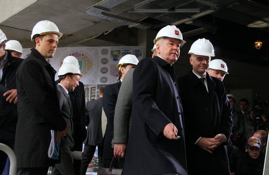 Президент FIFA Джанни Инфантино осмотрел "Лужники" 21 фото