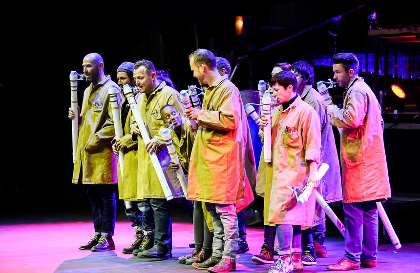 Репетиция английского коллектива Stomp 27 фото