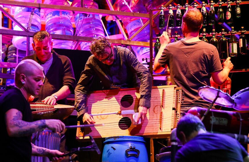 Репетиция английского коллектива Stomp 19 фото