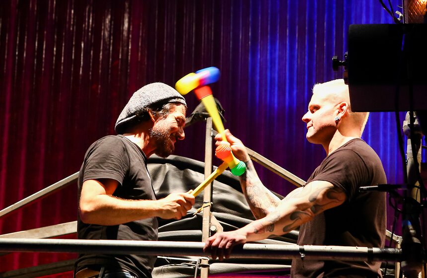 Репетиция английского коллектива Stomp 30 фото