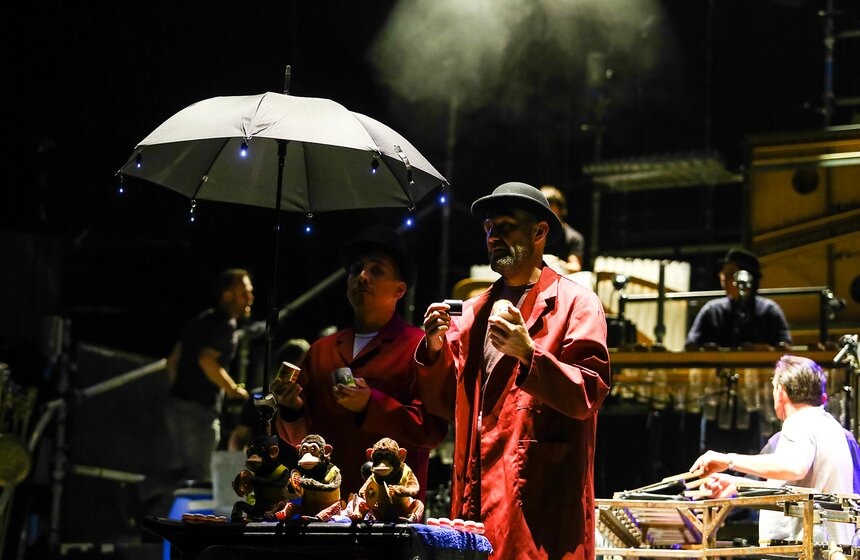 Репетиция английского коллектива Stomp 29 фото