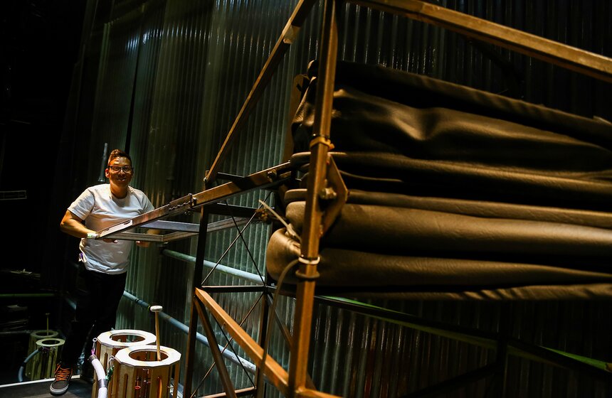 Репетиция английского коллектива Stomp 9 фото