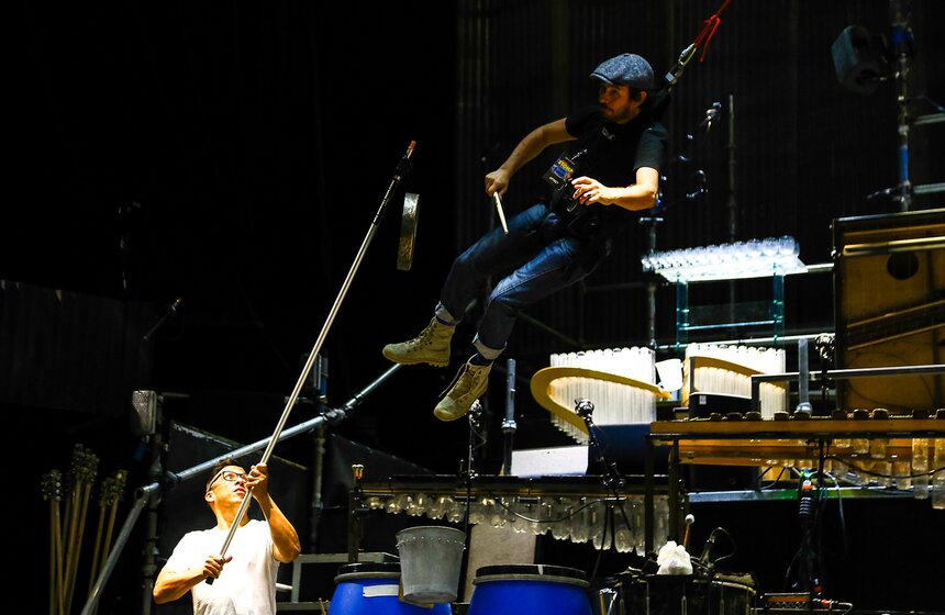 Репетиция английского коллектива Stomp 12 фото