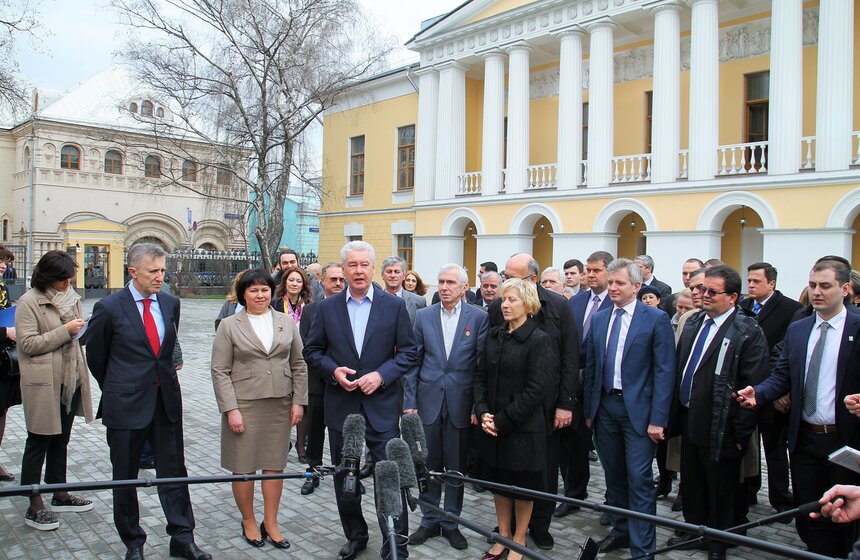 В Москве отреставрировали Дом Мещерских 20 фото