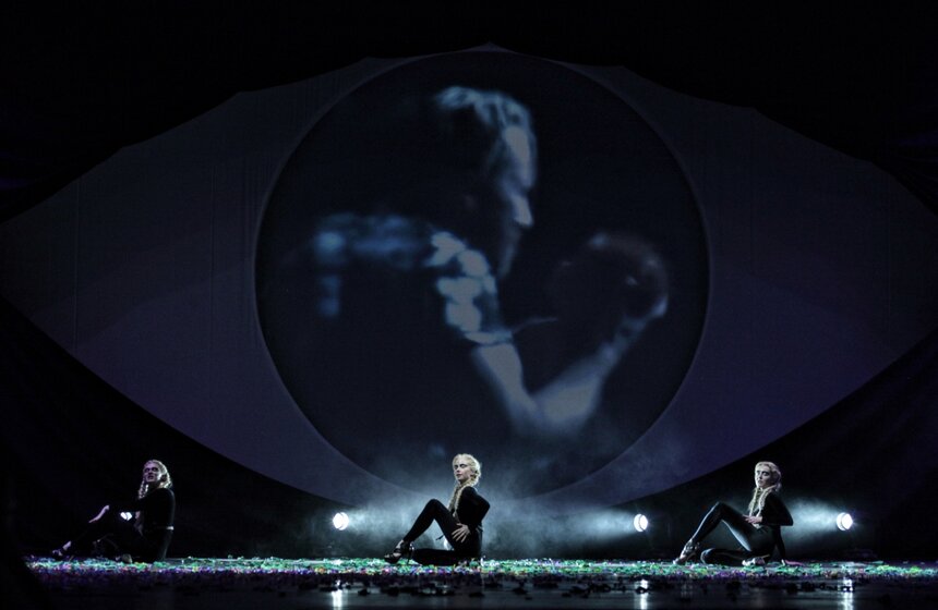 МХТ имени Чехова впервые представил трагедию "Макбет" 33 фото