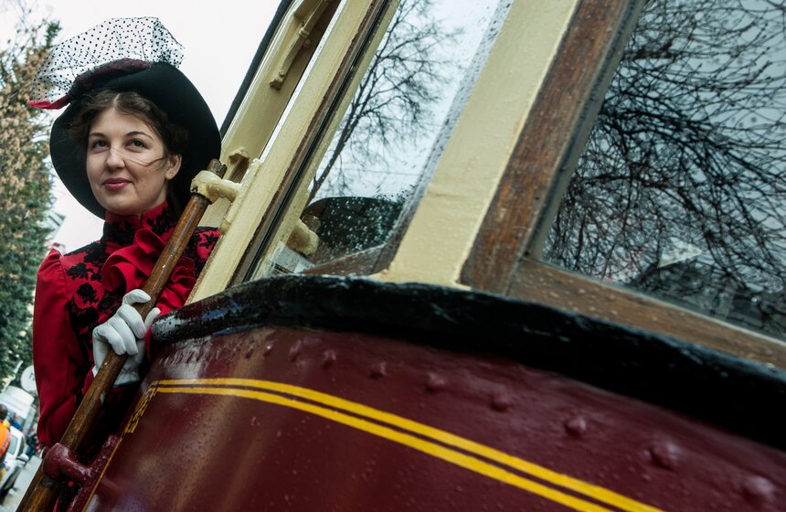 В столице прошел ежегодный праздник московского трамвая 9 фото