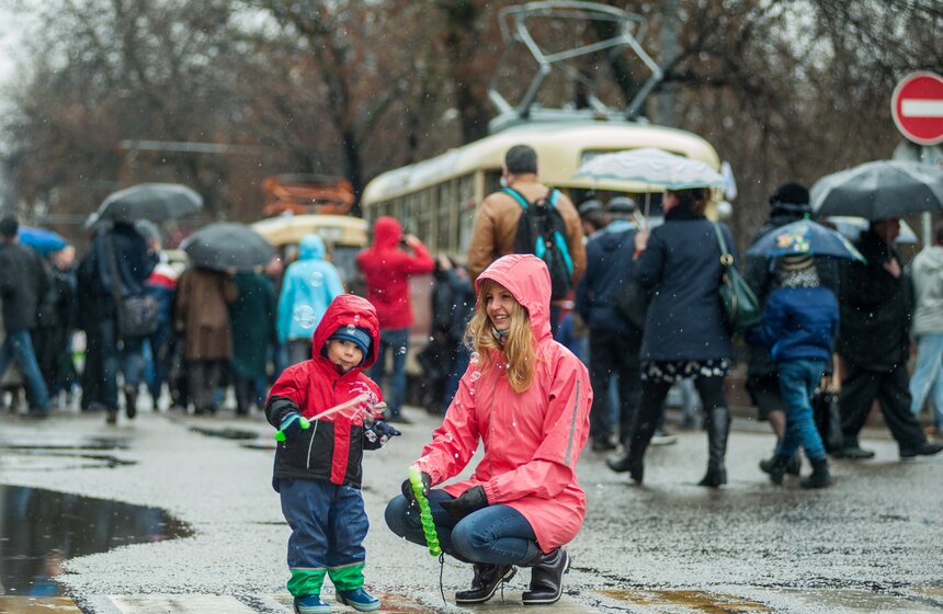 В столице прошел ежегодный праздник московского трамвая 3 фото