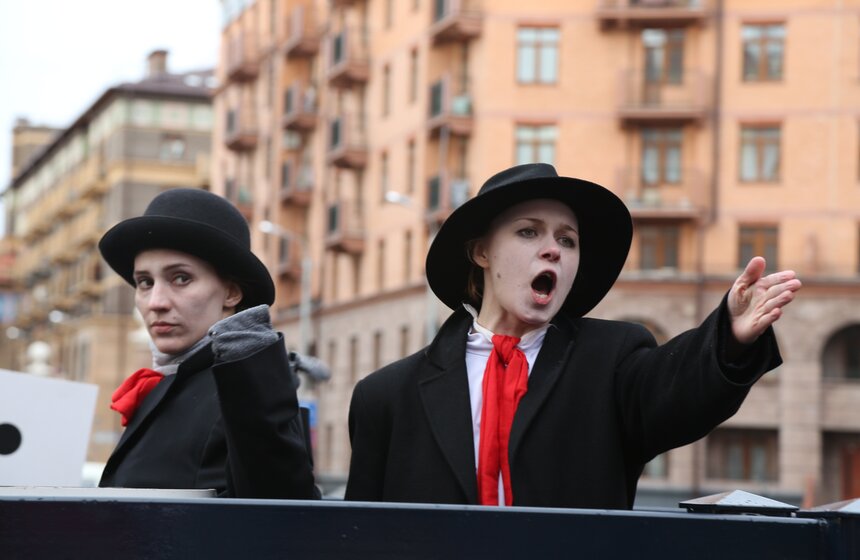 В столице прошел футуристический фестиваль Маяковского 32 фото