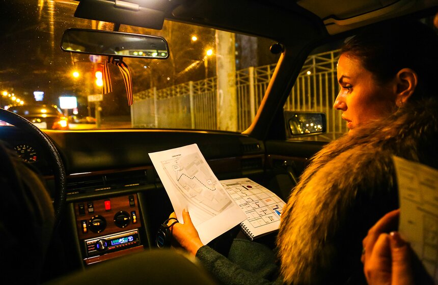 Ралли на старинных автомобилях "Огни Москвы" 20 фото