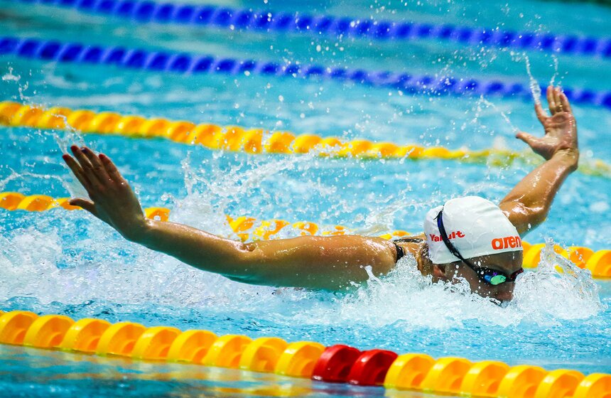 Чемпионат России по плаванию в "Олимпийском" 22 фото