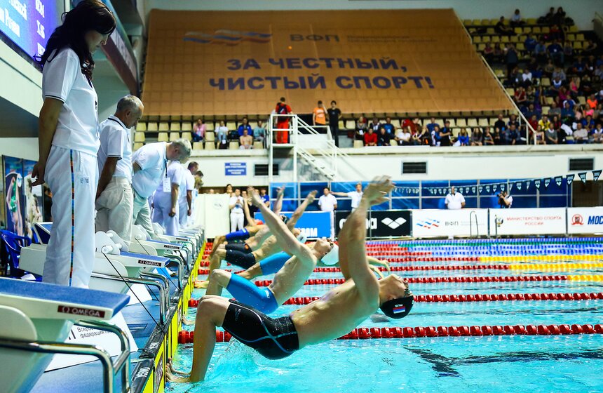Чемпионат России по плаванию в "Олимпийском" 7 фото
