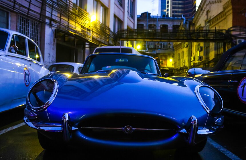 Ралли на старинных автомобилях "Огни Москвы" 6 фото