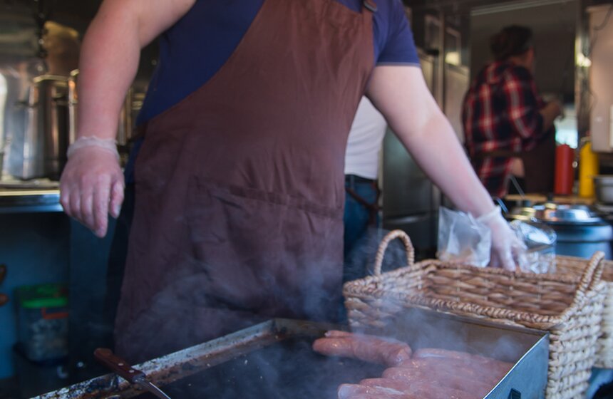 Фестиваль фудтраков в "Сокольниках" 25 фото