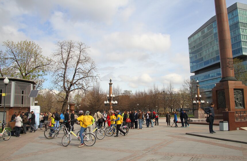 Открытие четвертого сезона велопроката в столице 13 фото