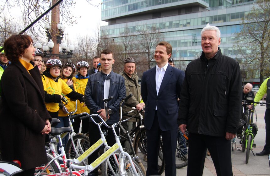 Открытие четвертого сезона велопроката в столице 19 фото