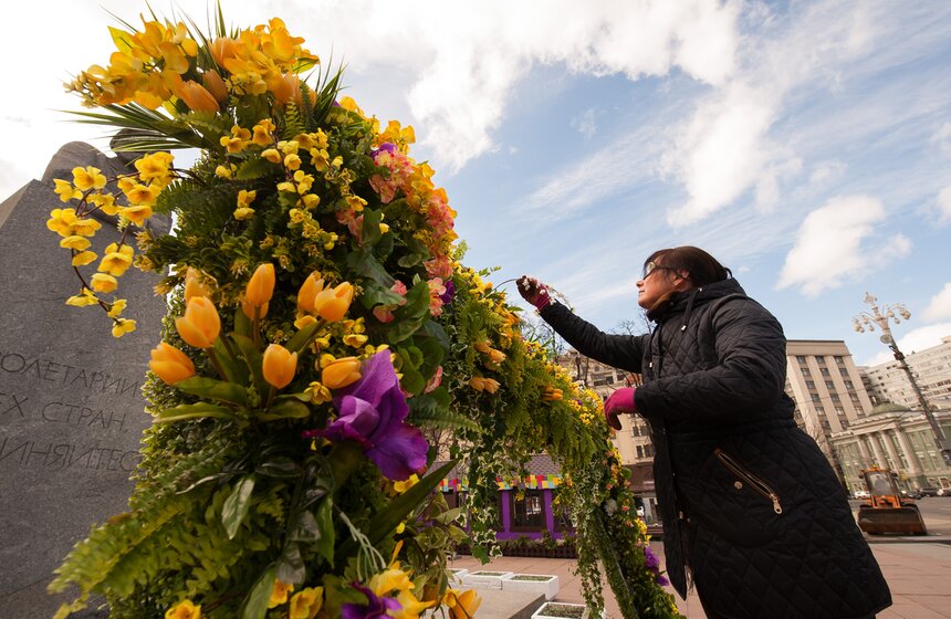 Фоторепортаж: Как готовятся к фестивалю "Московская весна" 9 фото