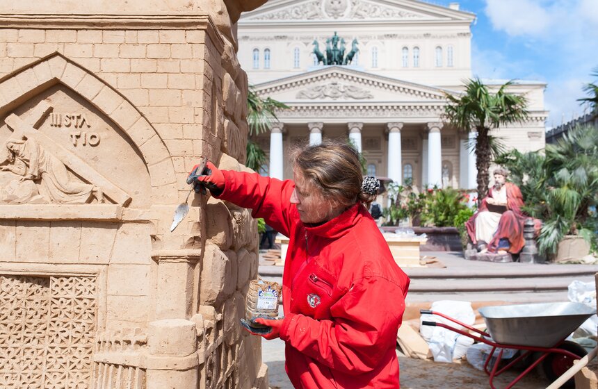 Фоторепортаж: Как готовятся к фестивалю "Московская весна" 11 фото