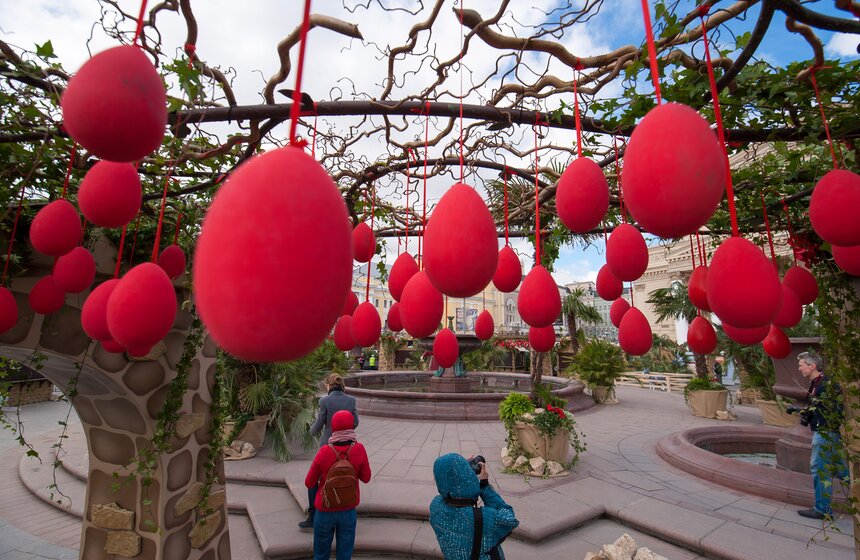 Фоторепортаж: Как готовятся к фестивалю "Московская весна" 16 фото