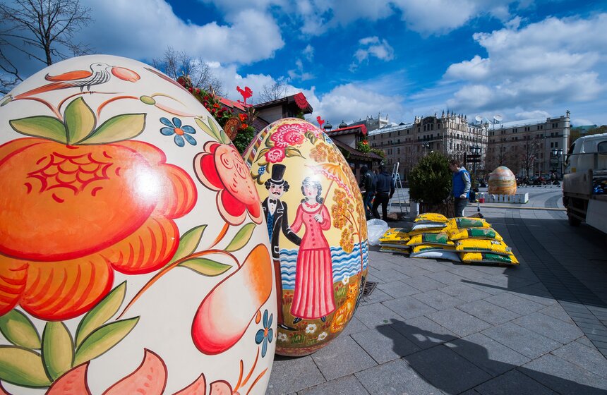 Фоторепортаж: Как готовятся к фестивалю "Московская весна" 6 фото