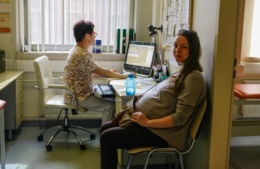 В отделении "Домашних родов" ПМЦ прошел день открытых дверей 9 фото