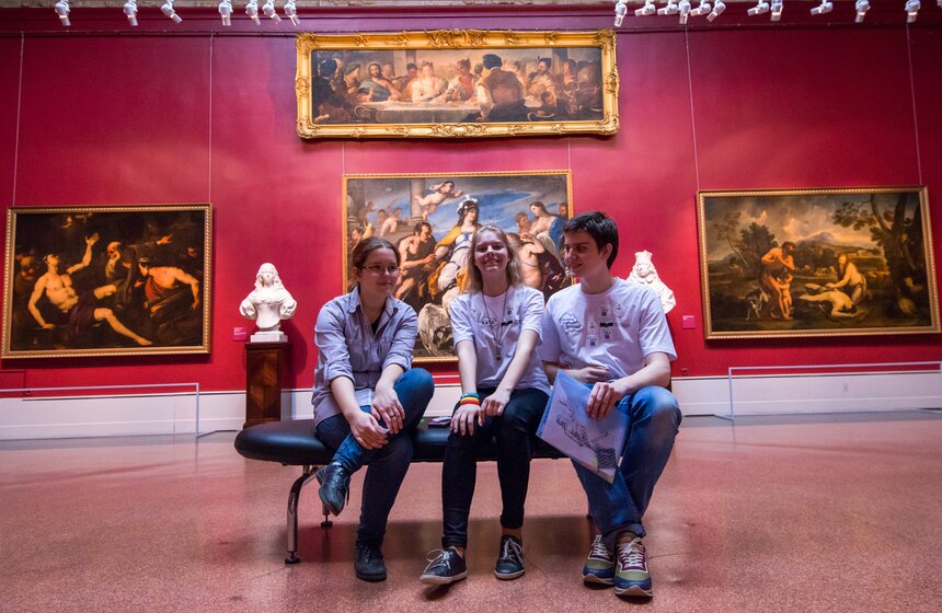 В ГМИИ им. Пушкина прошла акция "Я покажу тебе музей" 17 фото