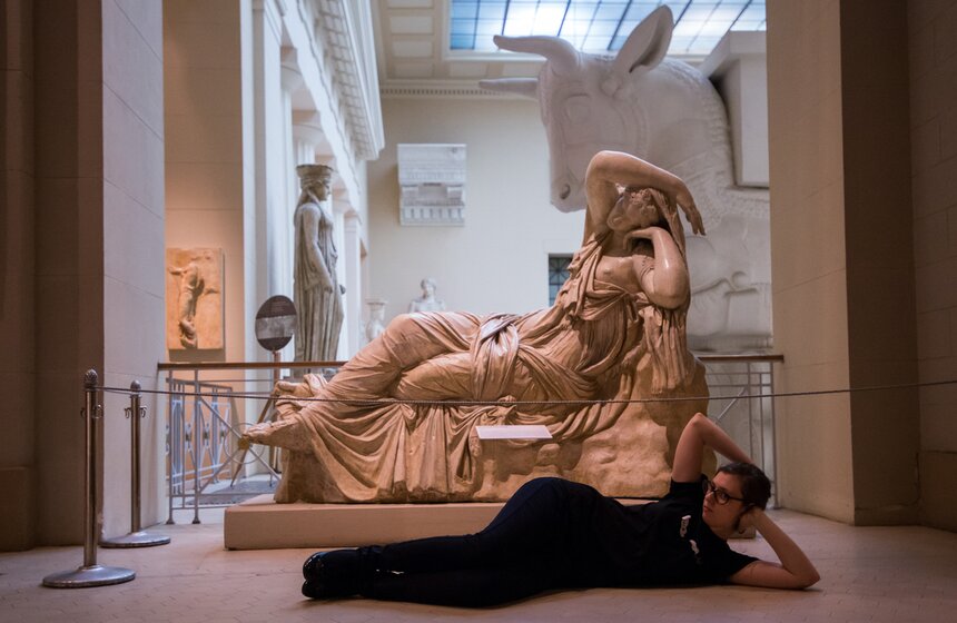 В ГМИИ им. Пушкина прошла акция "Я покажу тебе музей" 23 фото