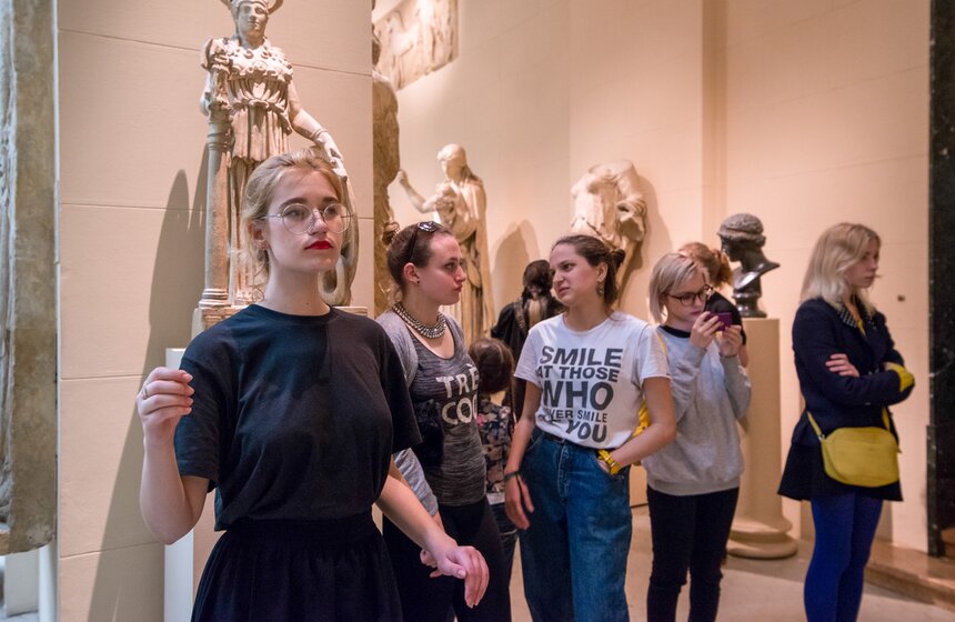 В ГМИИ им. Пушкина прошла акция "Я покажу тебе музей" 27 фото