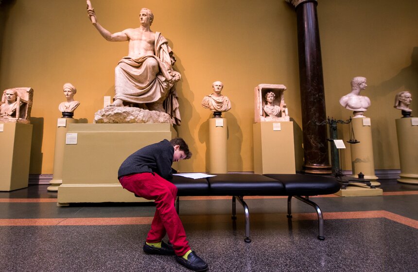 В ГМИИ им. Пушкина прошла акция "Я покажу тебе музей" 6 фото