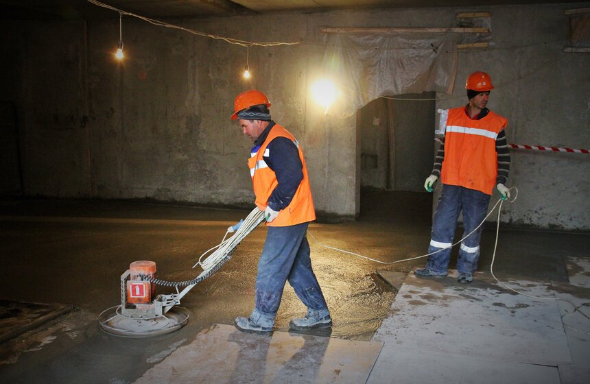 На станции "Петровский парк" начались отделочные работы 20 фото