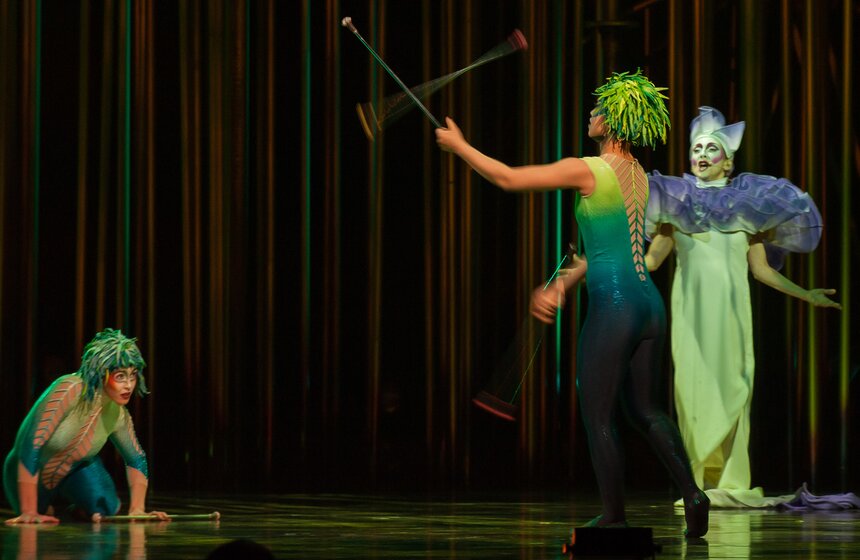 Cirque du Soleil провел генеральный прогон шоу "Varekai" 12 фото