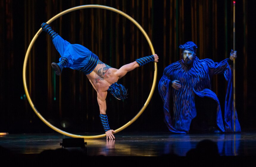 Cirque du Soleil провел генеральный прогон шоу "Varekai" 24 фото
