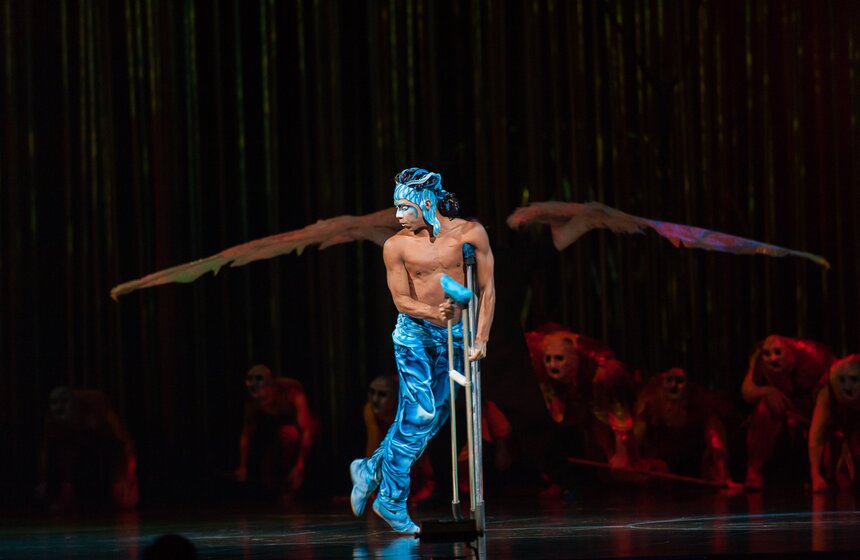 Cirque du Soleil провел генеральный прогон шоу "Varekai" 20 фото