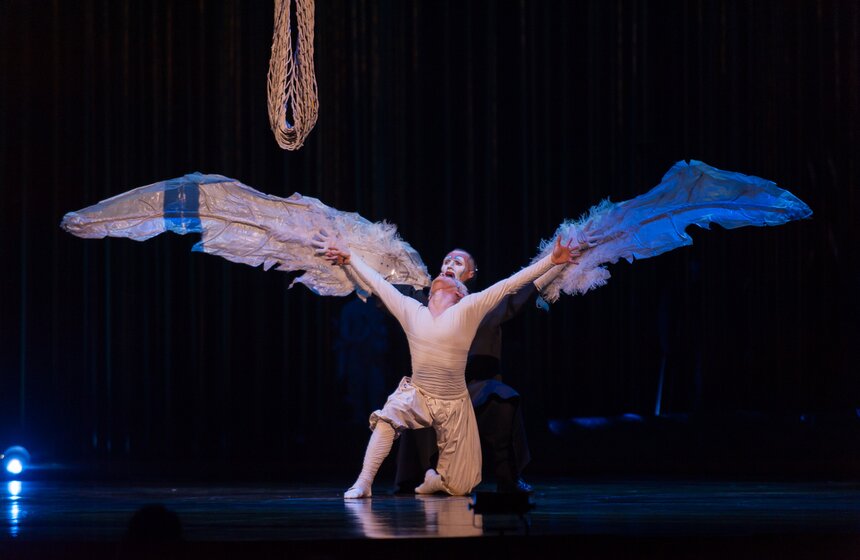 Cirque du Soleil провел генеральный прогон шоу "Varekai" 8 фото