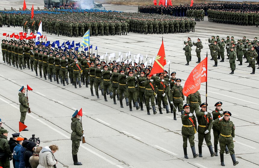 Репетиция парада Победы в Алабине 9 фото