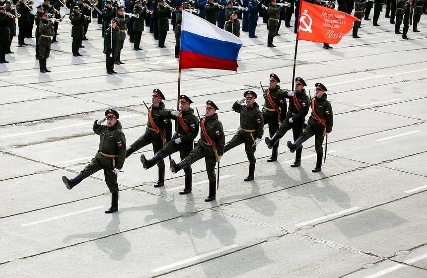 Репетиция парада Победы в Алабине 6 фото