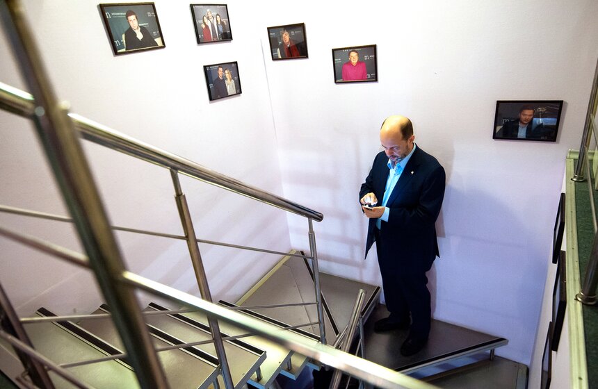 Герман Клименко на записи программы "Важная персона" 1 фото