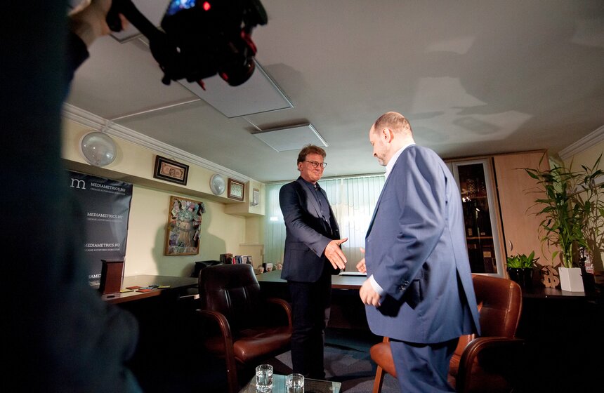 Герман Клименко на записи программы "Важная персона" 2 фото