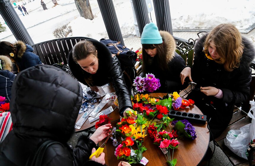 День красоты в саду "Эрмитаж" 11 фото