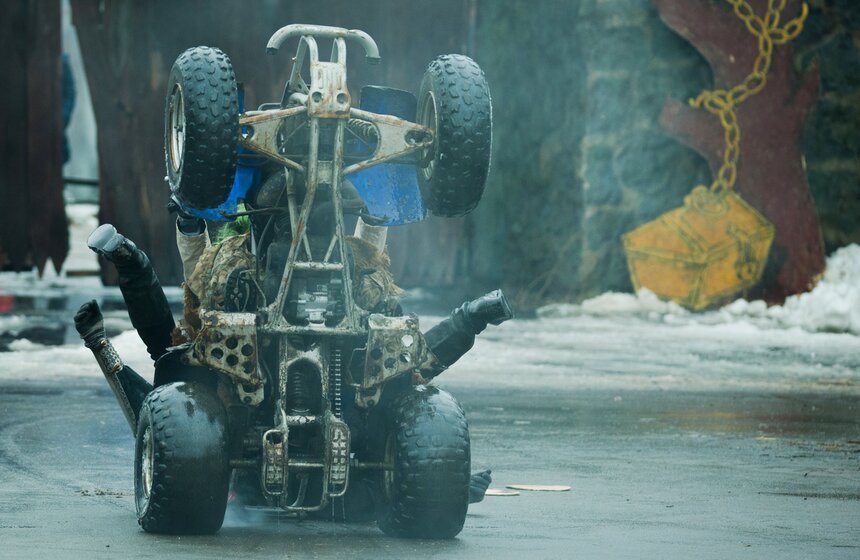 В крепости каскадеров "Сетуньский Стан" встретили Масленицу 14 фото