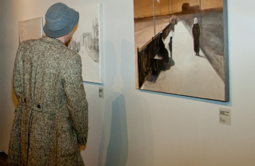 Открытие выставки Владимира Шинкарева "Мрачные картины" 7 фото