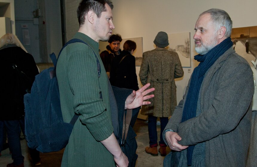 Открытие выставки Владимира Шинкарева "Мрачные картины" 11 фото