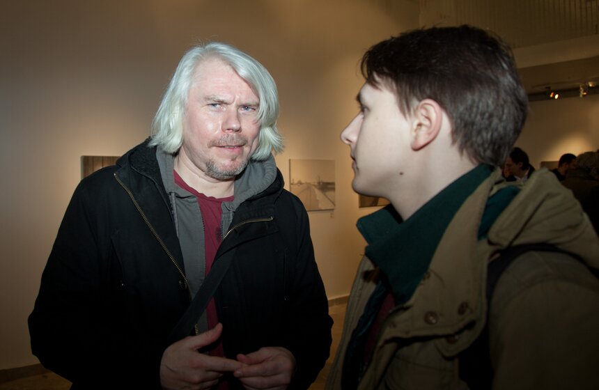 Открытие выставки Владимира Шинкарева "Мрачные картины" 17 фото