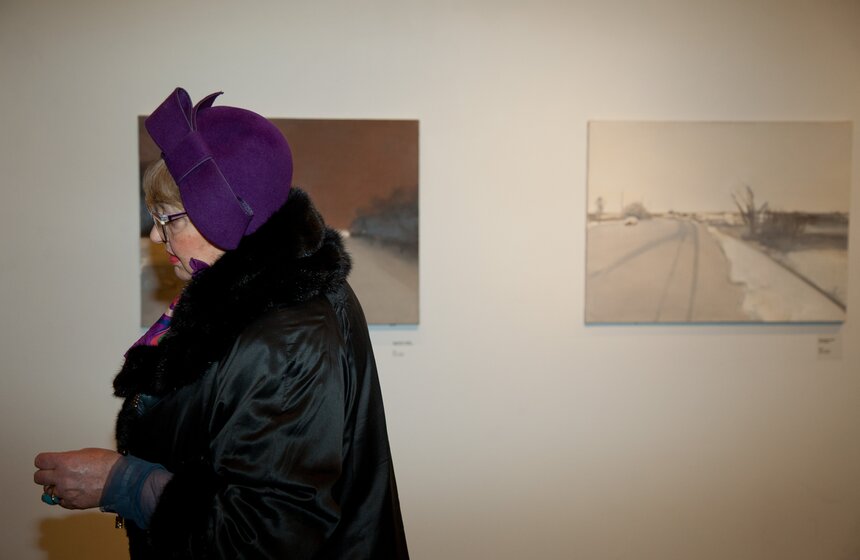 Открытие выставки Владимира Шинкарева "Мрачные картины" 19 фото