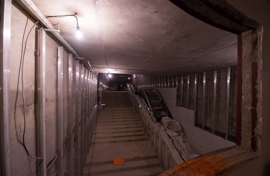 Реконструкция ТПУ "Площадь Гагарина" на МК МЖД 11 фото