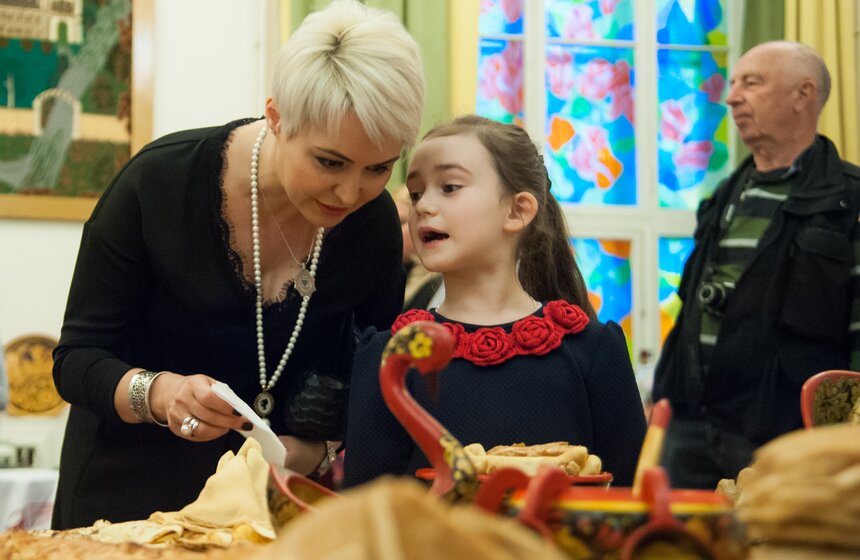 Празднование Масленицы в театре "Русская песня" 6 фото