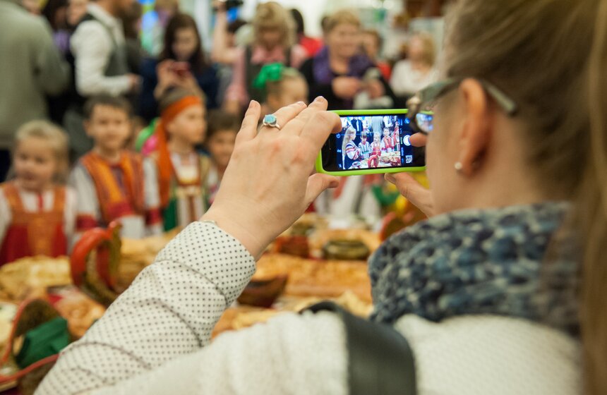 Празднование Масленицы в театре "Русская песня" 5 фото