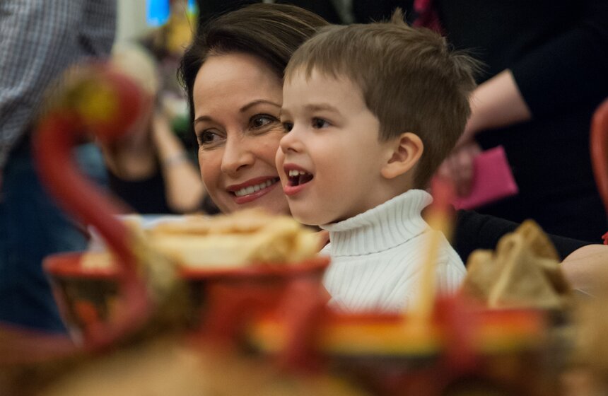 Празднование Масленицы в театре "Русская песня" 8 фото